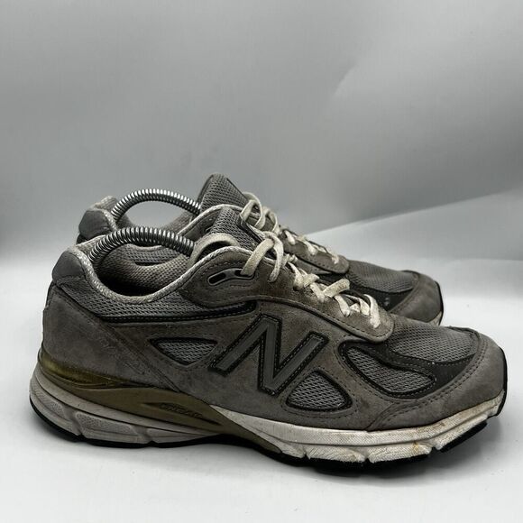 New Balance 990v5 Womens Size 9 Athletic Shoes Grey Suede MADE IN USA W990GL5 - Picture 1 of 13